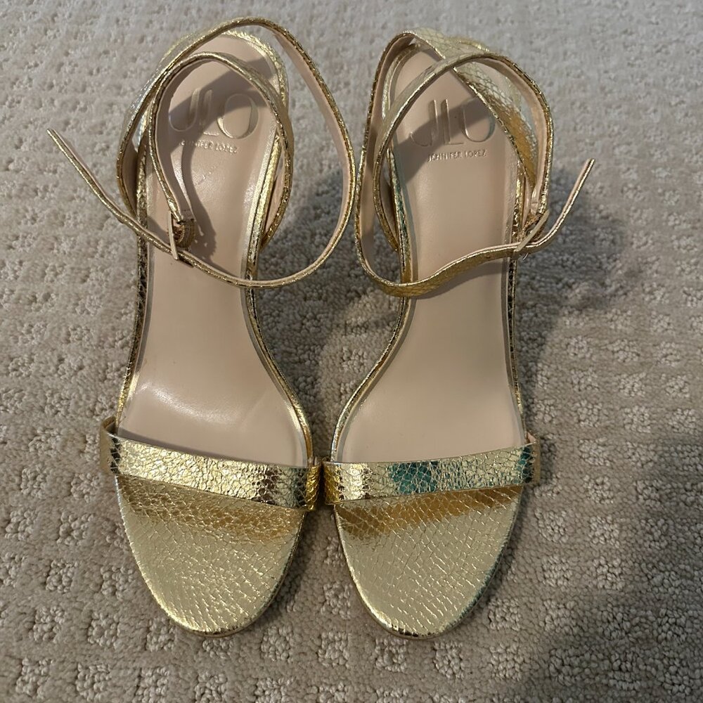 JLO Golden shoes